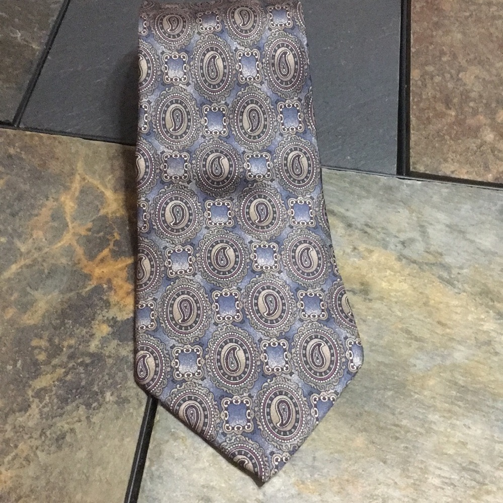 Vintage ZYLOS George Machado silk tie